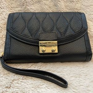 Vera Bradley Leather Quilted Accordian Wallet/Clutch